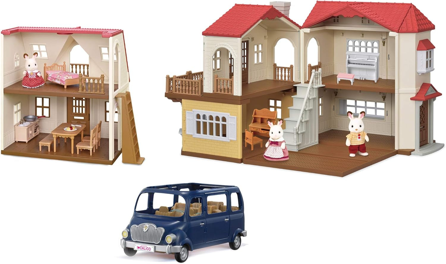Grand Mansion Dollhouse Playset