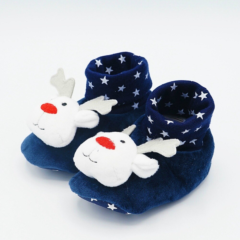 Toddler First Walkers Baby Shoes Deer Prints Round