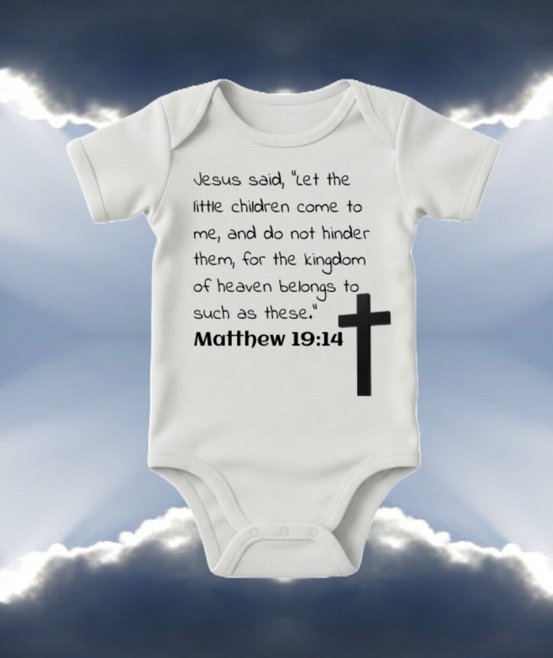 Baby Bodysuit - Matthew 19:14