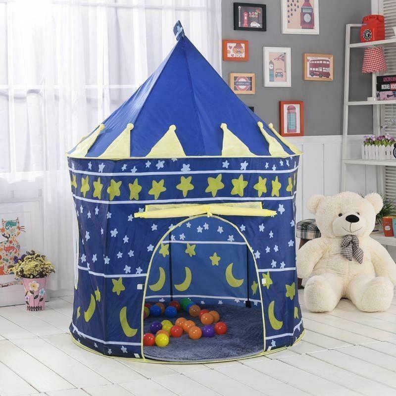 Kids Portable Folding Pop Up Castle Play Tent