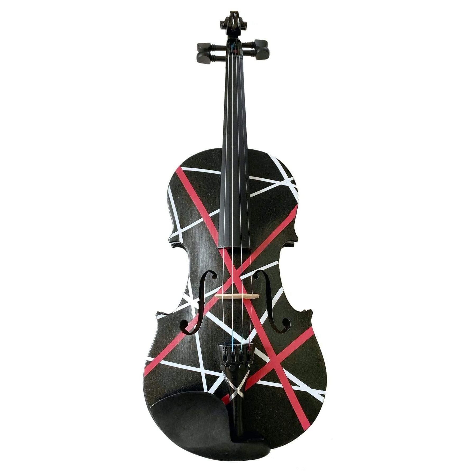 Wrap Violin Outfit with Matching Carbon Fiber Bow, Case & Crystal Fine Tuner – Beginner to Advanced Violin Set