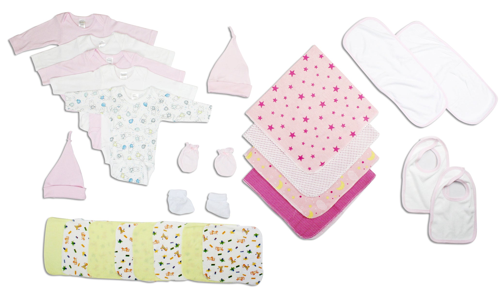 Bambini Newborn Baby Girls 17 Pc Layette