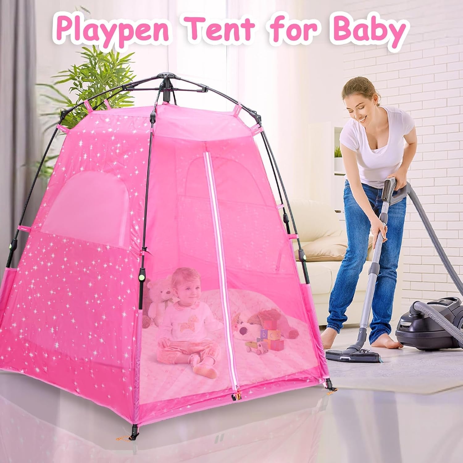 Princess  78"X 66" Portable Pop-Up Play Tent