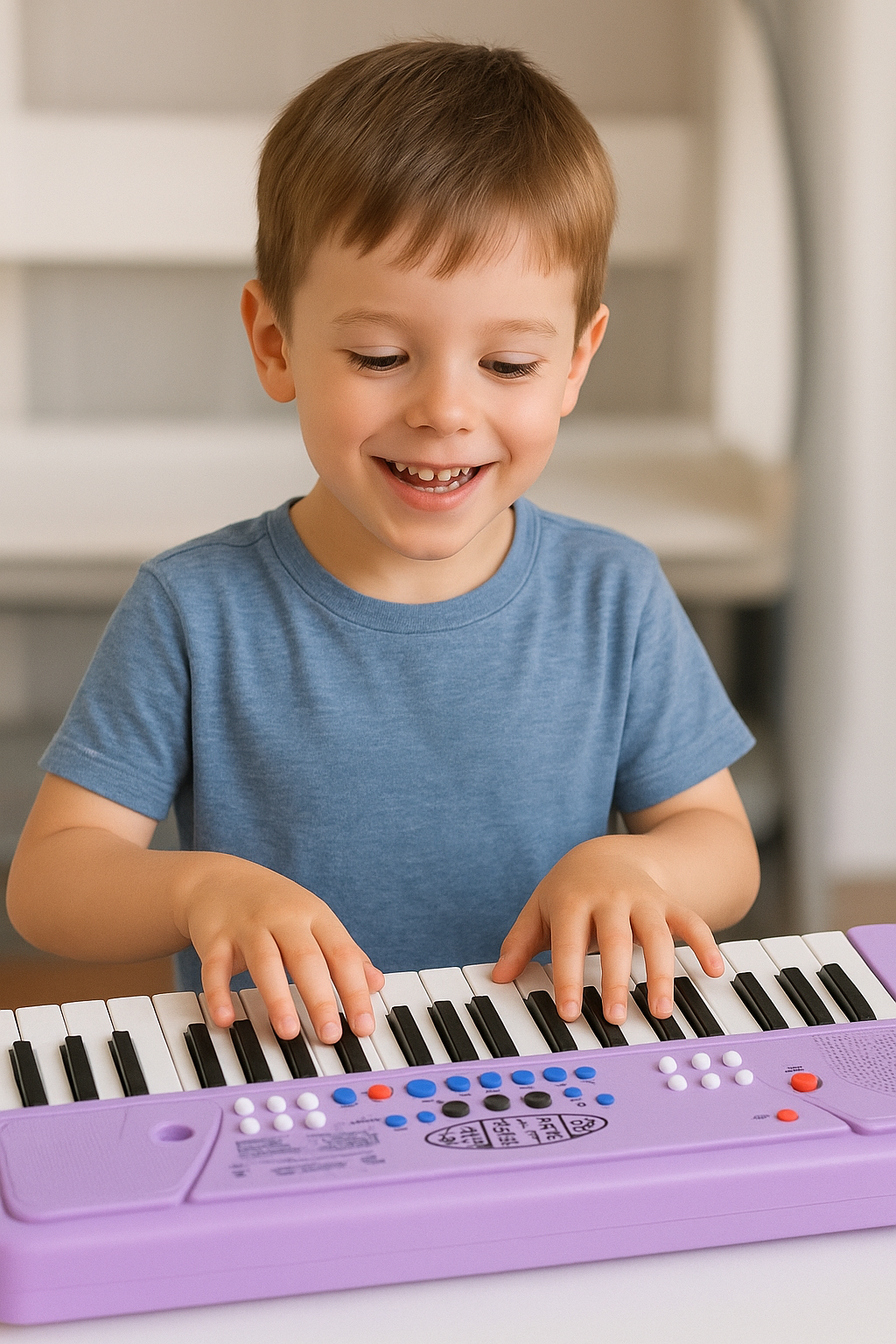 Kids Electronic Keyboard Piano with Microphone – 37-Key Musical Toy for Boys & Girls | Educational Music Gift