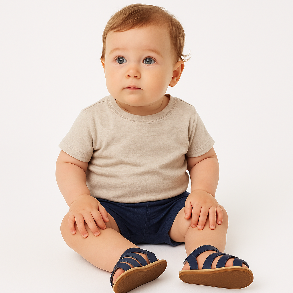 Ziggie First/Pre Walker Toddler Sandals Navy by SKEANIE