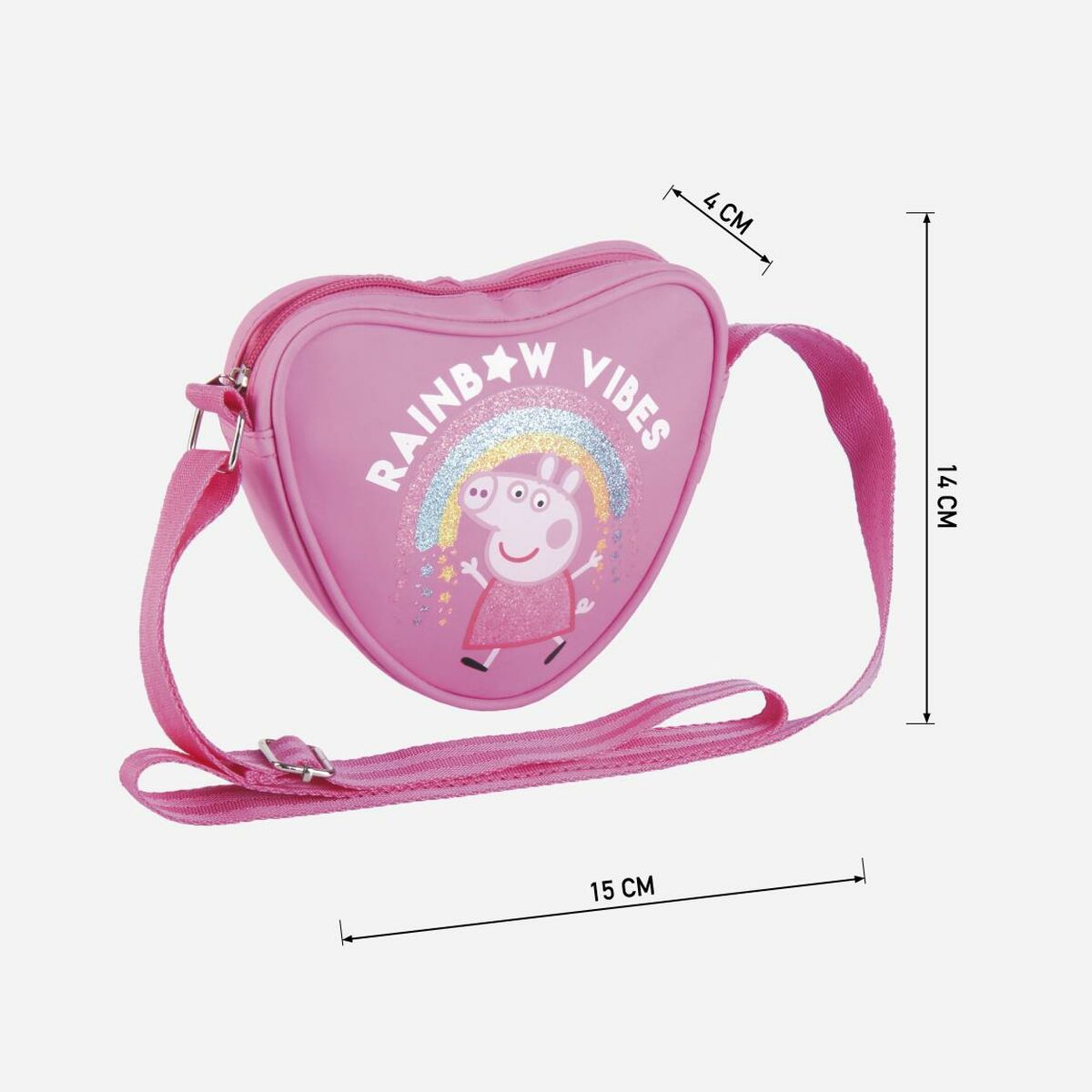 Bag Peppa Pig Fuchsia