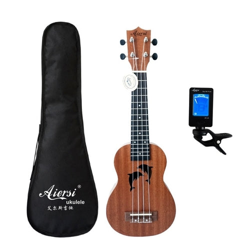 21 inch ukelele mahogany Soprano gecko ukulele musical