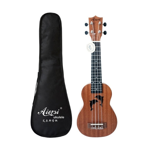 21 inch ukelele mahogany Soprano gecko ukulele musical