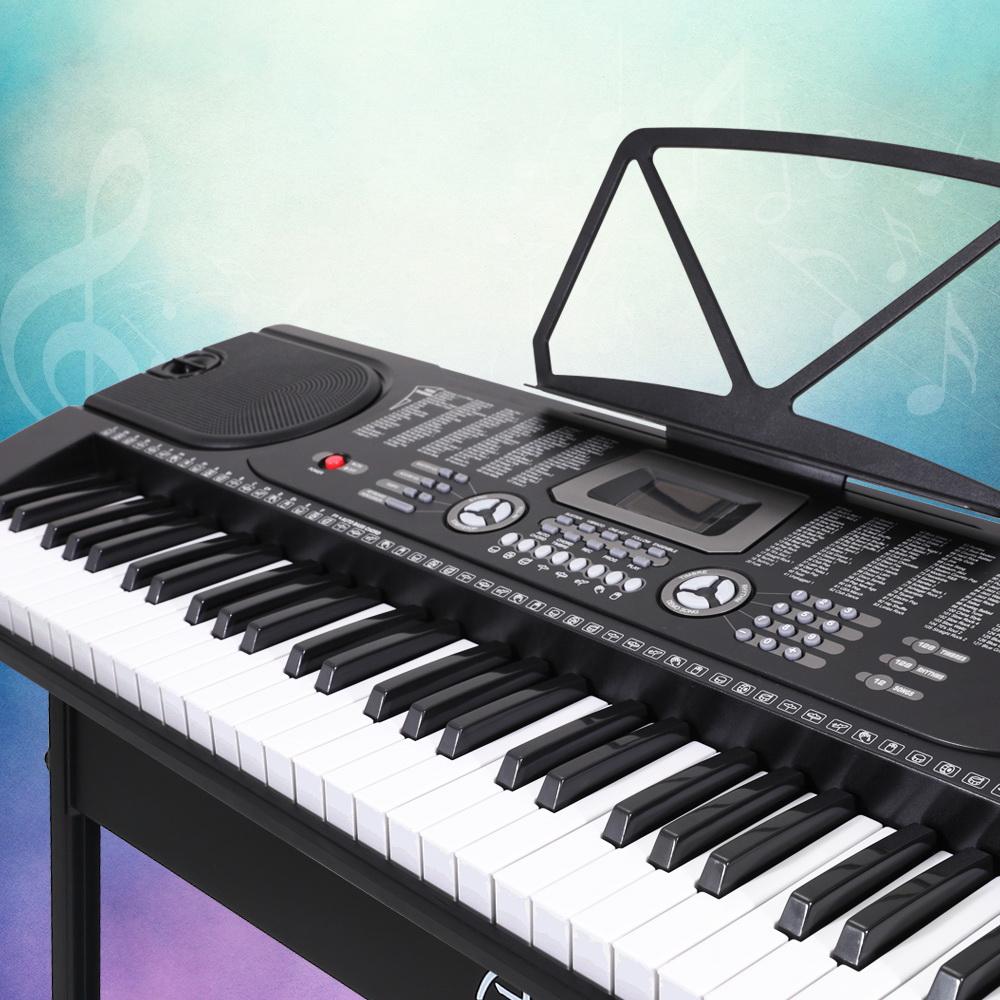 Alpha 61 Keys Electronic Piano Keyboard Digital Electric w/ Stand