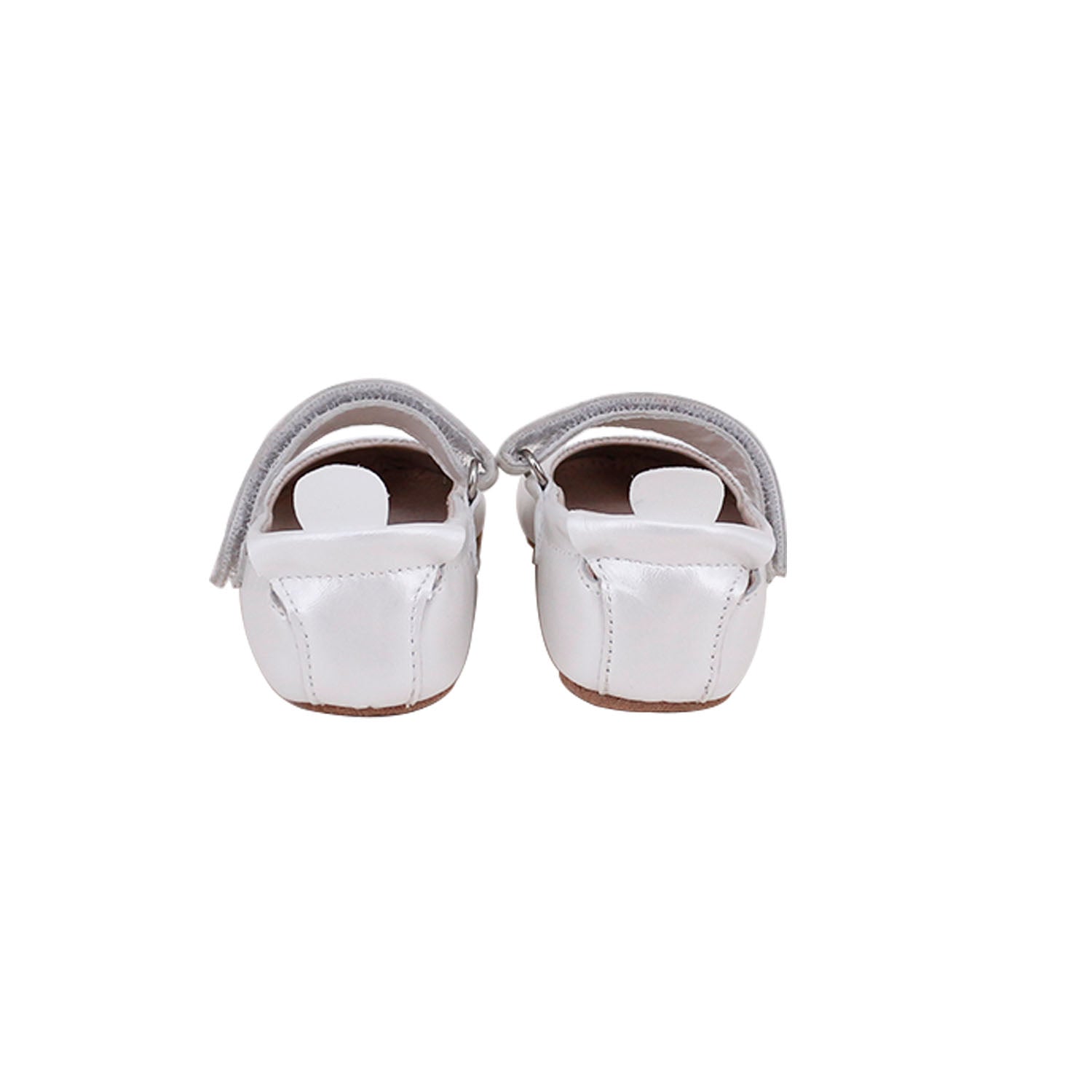 Bella Pre/First Walker Mary Jane Shoes Pearl White