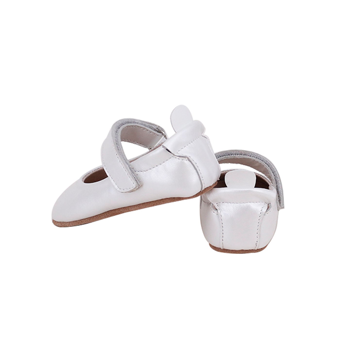 Bella Pre/First Walker Mary Jane Shoes Pearl White