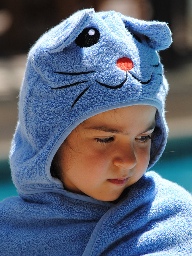 Cat Hooded Cotton Turkish Baby Towel