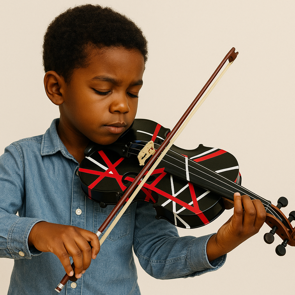 Wrap Violin Outfit with Matching Carbon Fiber Bow, Case & Crystal Fine Tuner – Beginner to Advanced Violin Set