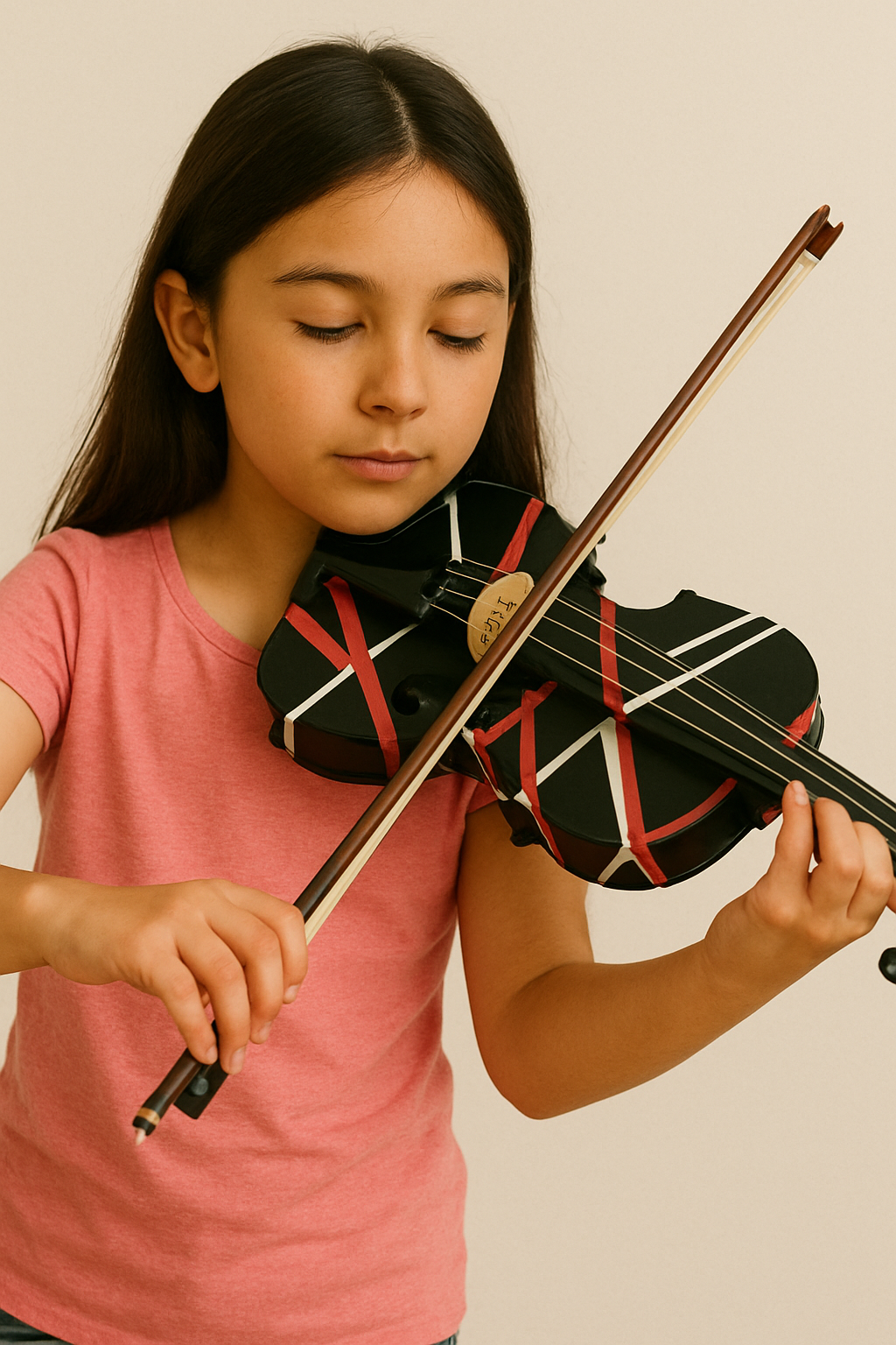 Wrap Violin Outfit with Matching Carbon Fiber Bow, Case & Crystal Fine Tuner – Beginner to Advanced Violin Set