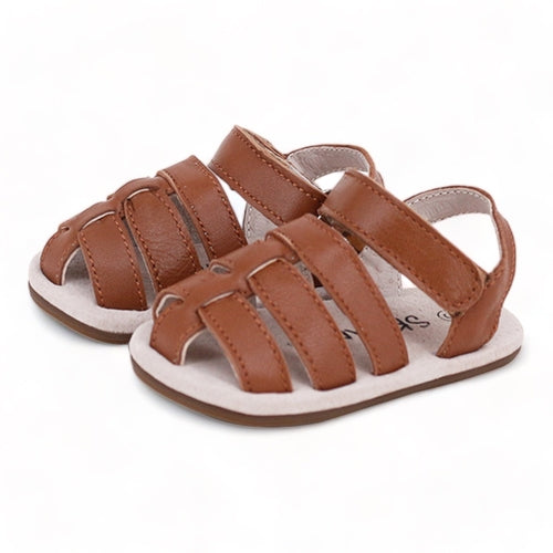 Ziggie First/Pre Walker Toddler Sandals Tan by SKEANIE