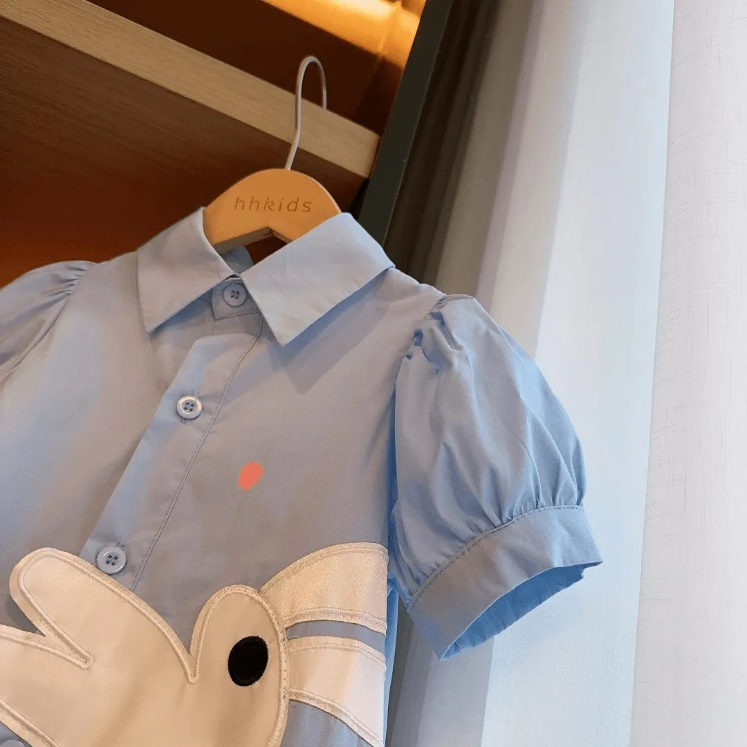 Toddler Girls Bunny Print Dress