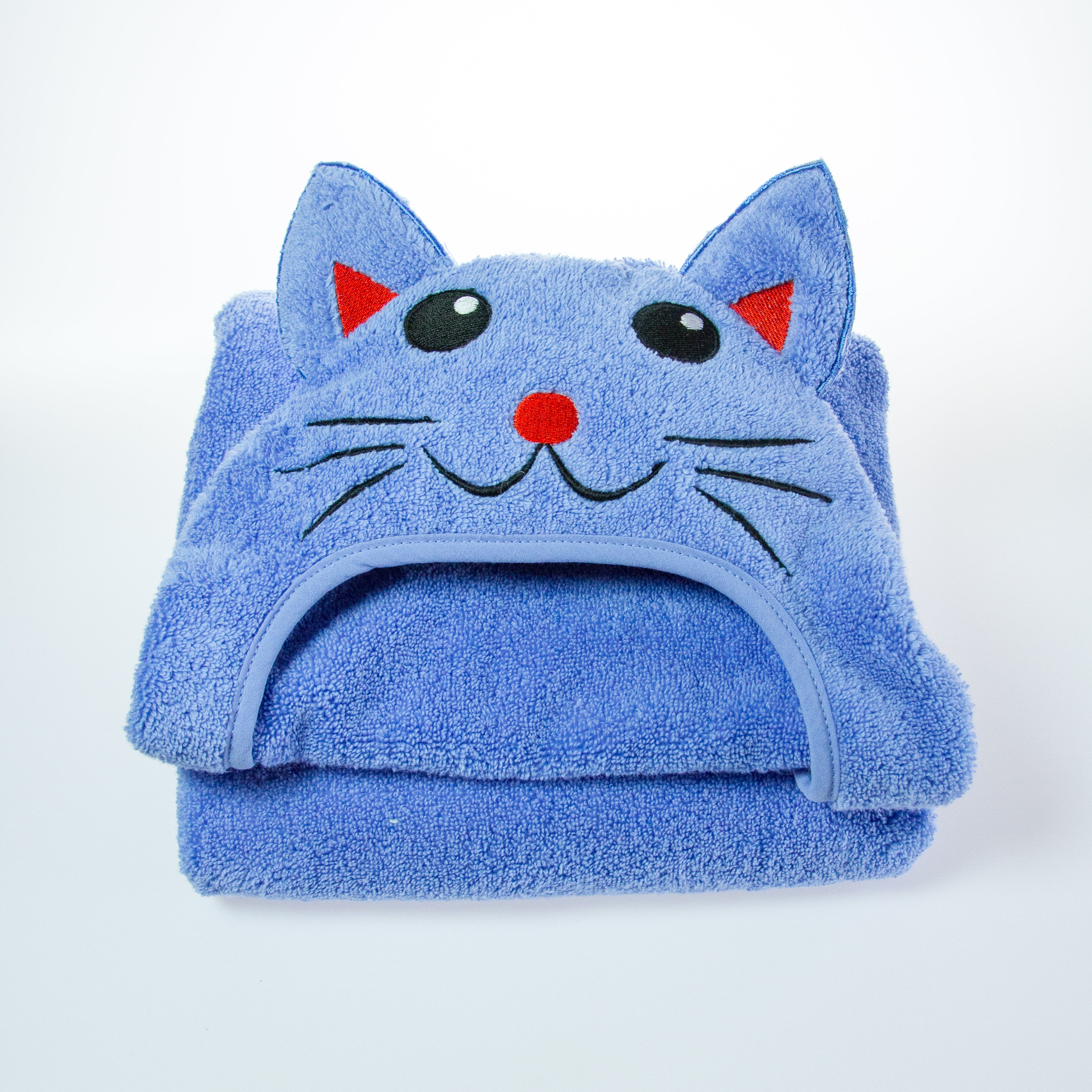 Cat Hooded Cotton Turkish Baby Towel