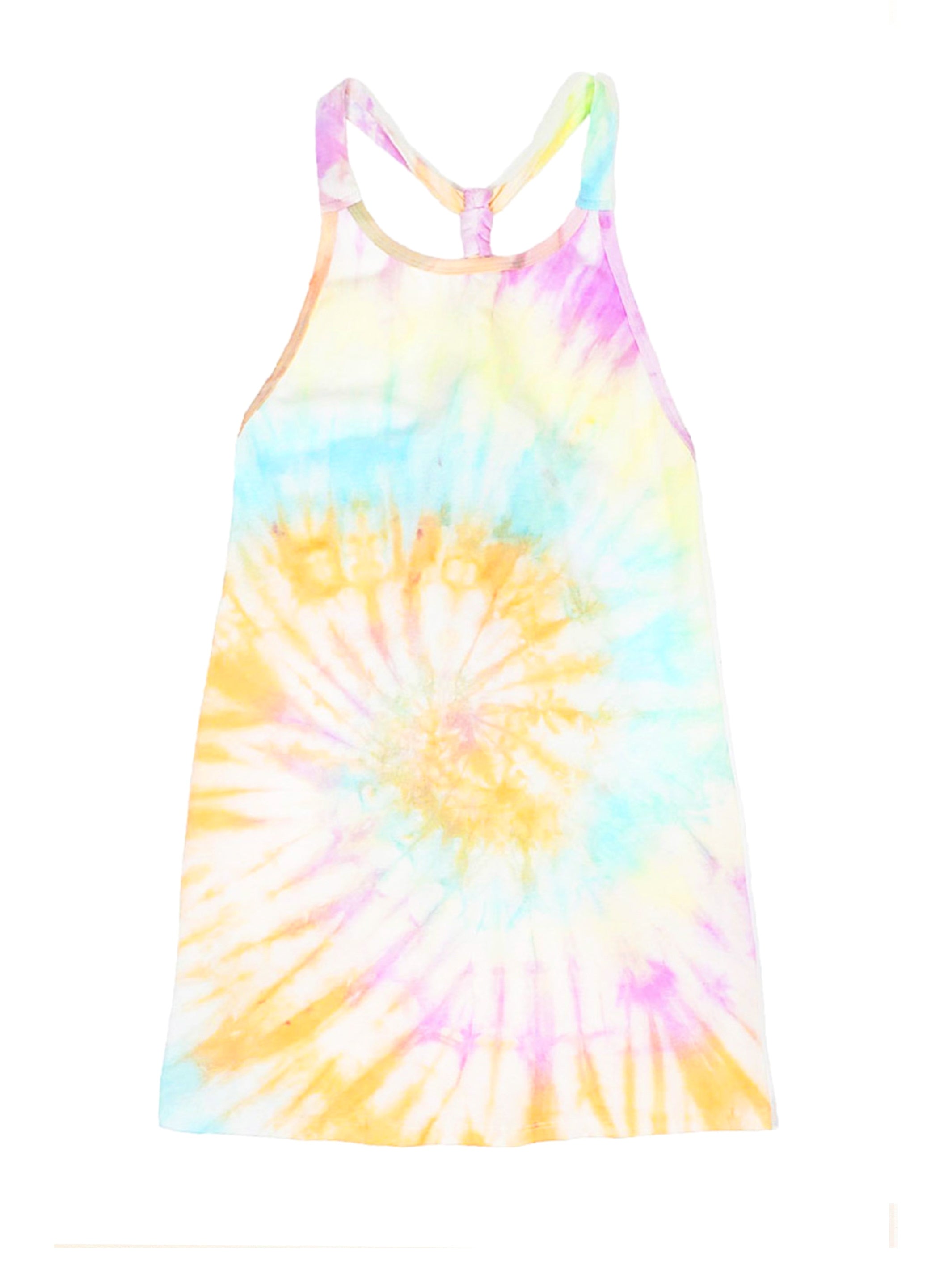 Girls Nikita Tie Dye Rainbow Swim Coverup Dress