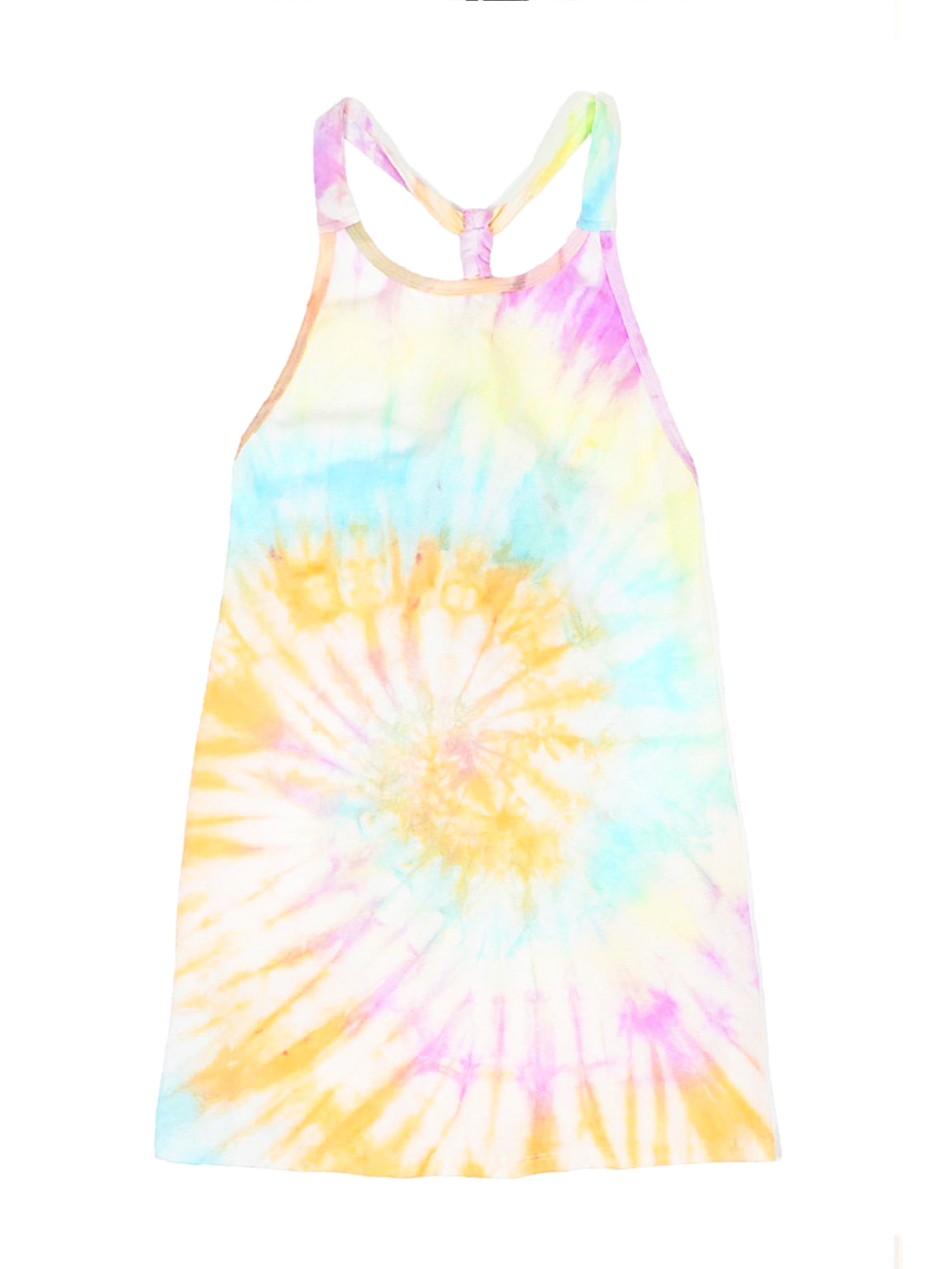 Girls Nikita Tie Dye Rainbow Swim Coverup Dress