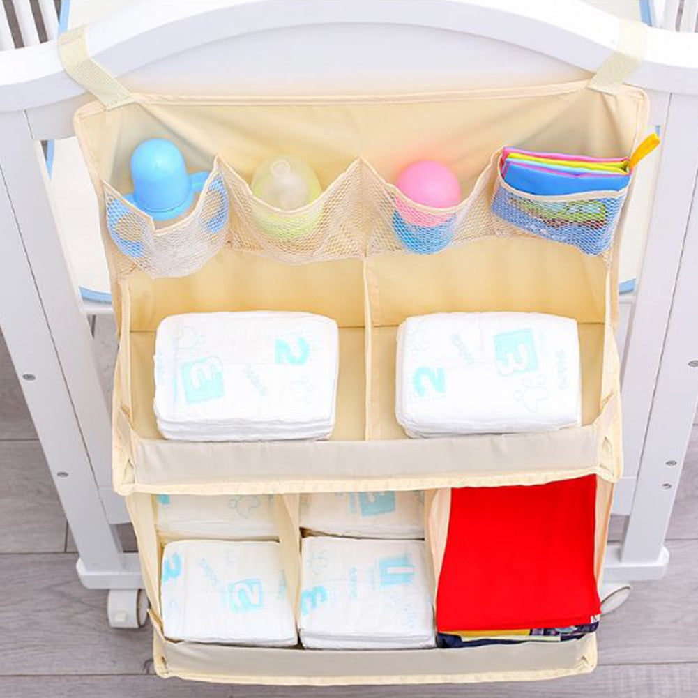 Portable Large Nursing Baby Crib Waterproof Bed