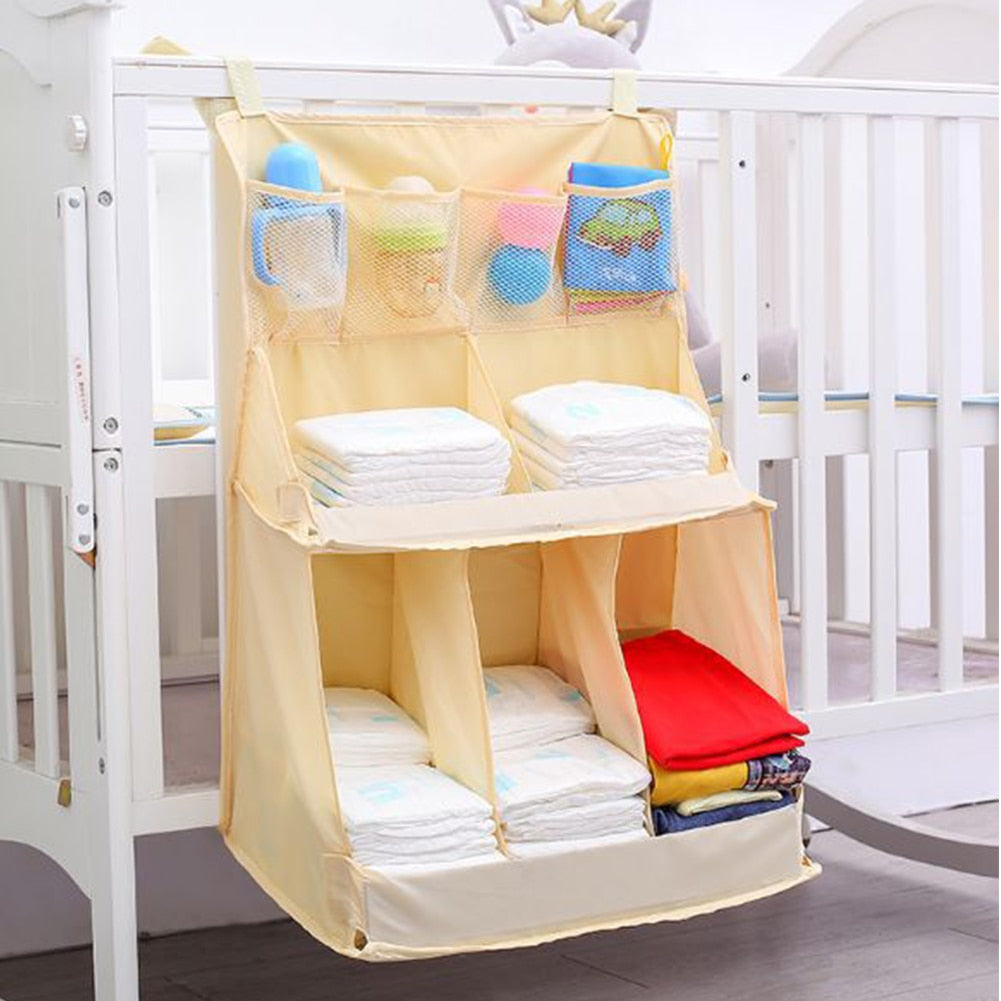 Portable Large Nursing Baby Crib Waterproof Bed