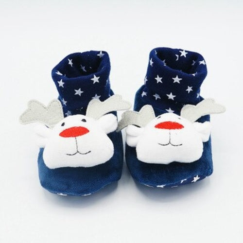 Toddler First Walkers Baby Shoes Deer Prints Round