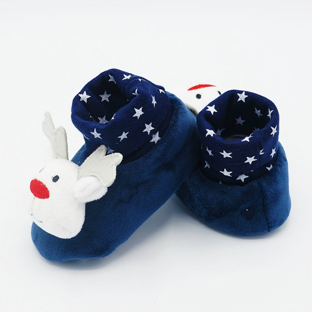 Toddler First Walkers Baby Shoes Deer Prints Round