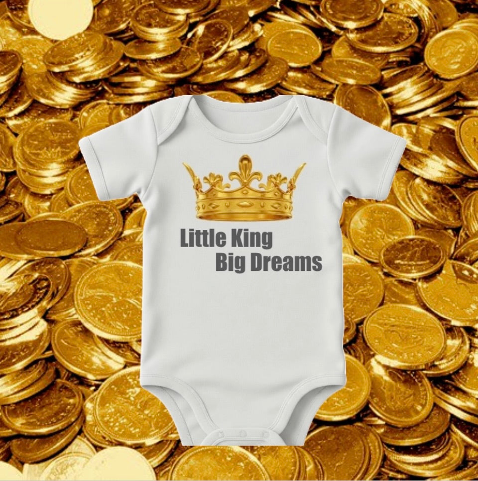 Baby Bodysuit - "Little King, Big Dreams"