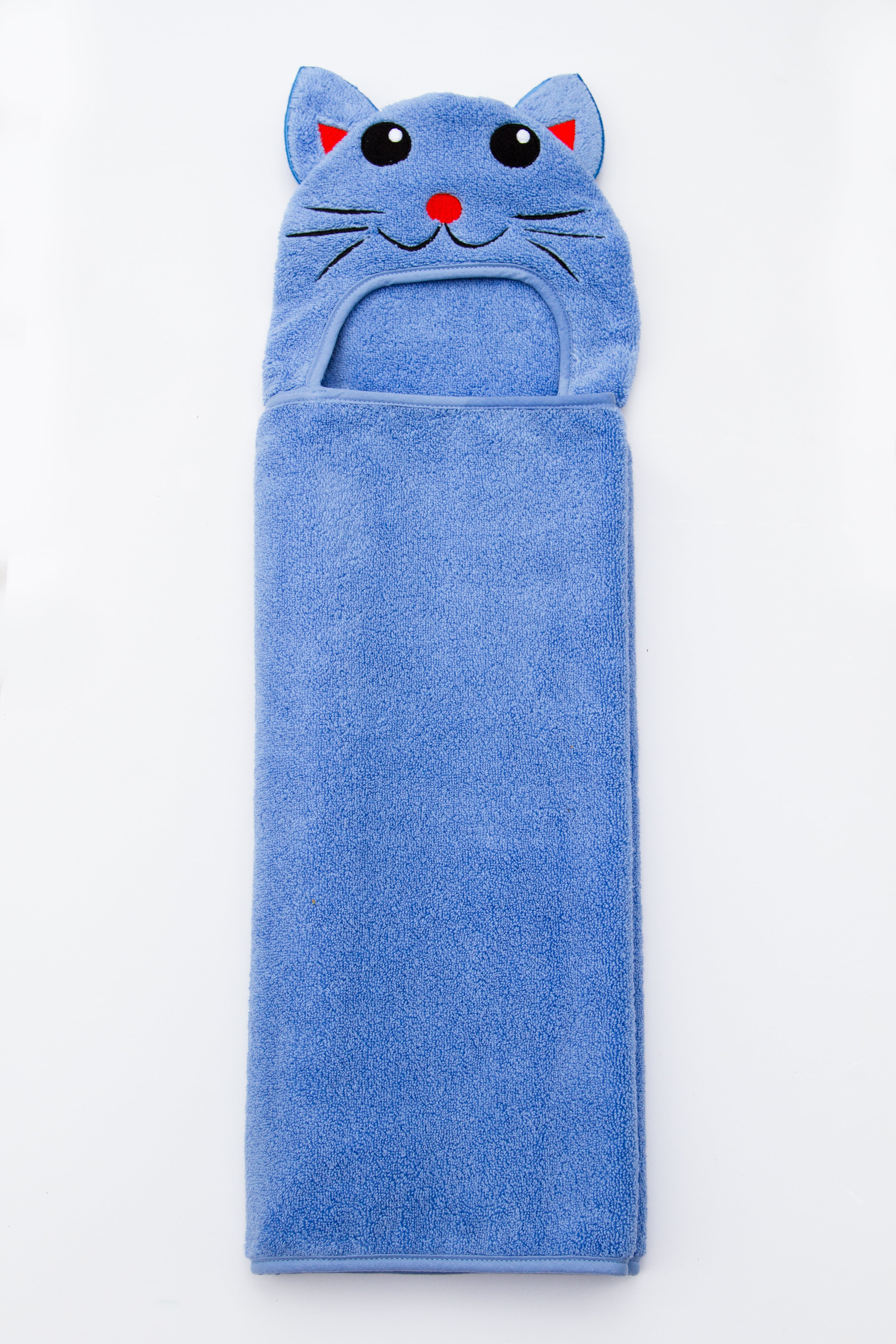 Cat Hooded Cotton Turkish Baby Towel