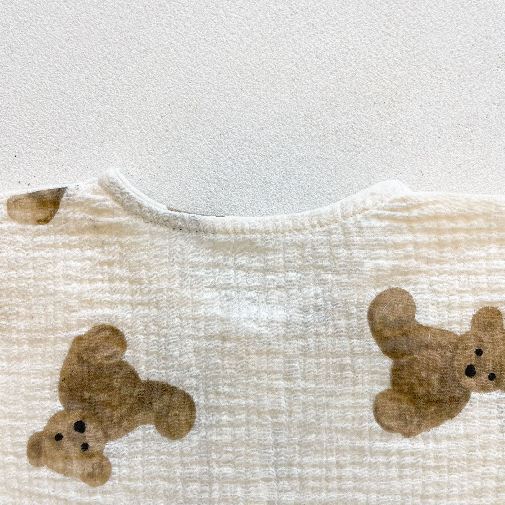 Unisex Bear Print Short Set