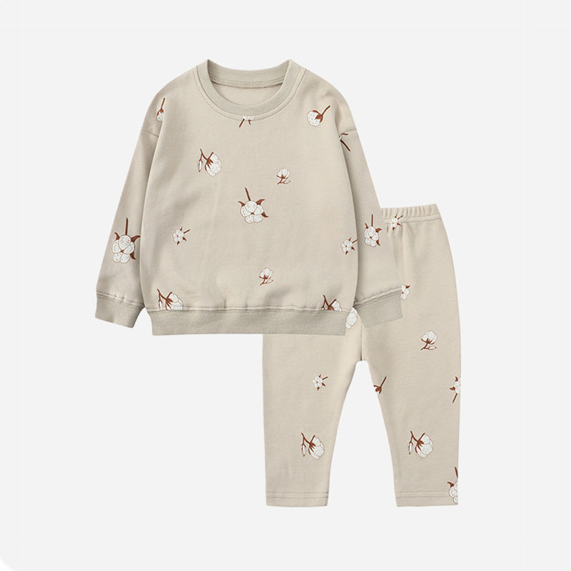 Unisex Nature Print Pant Set