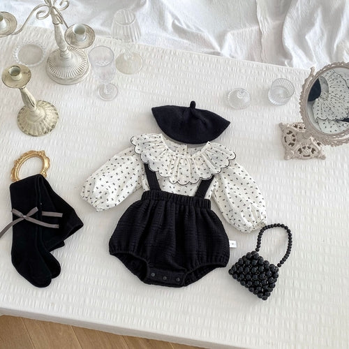 Arrival Spring Girls Long Sleeves Butterfly-Bows/Floral Pattern Top