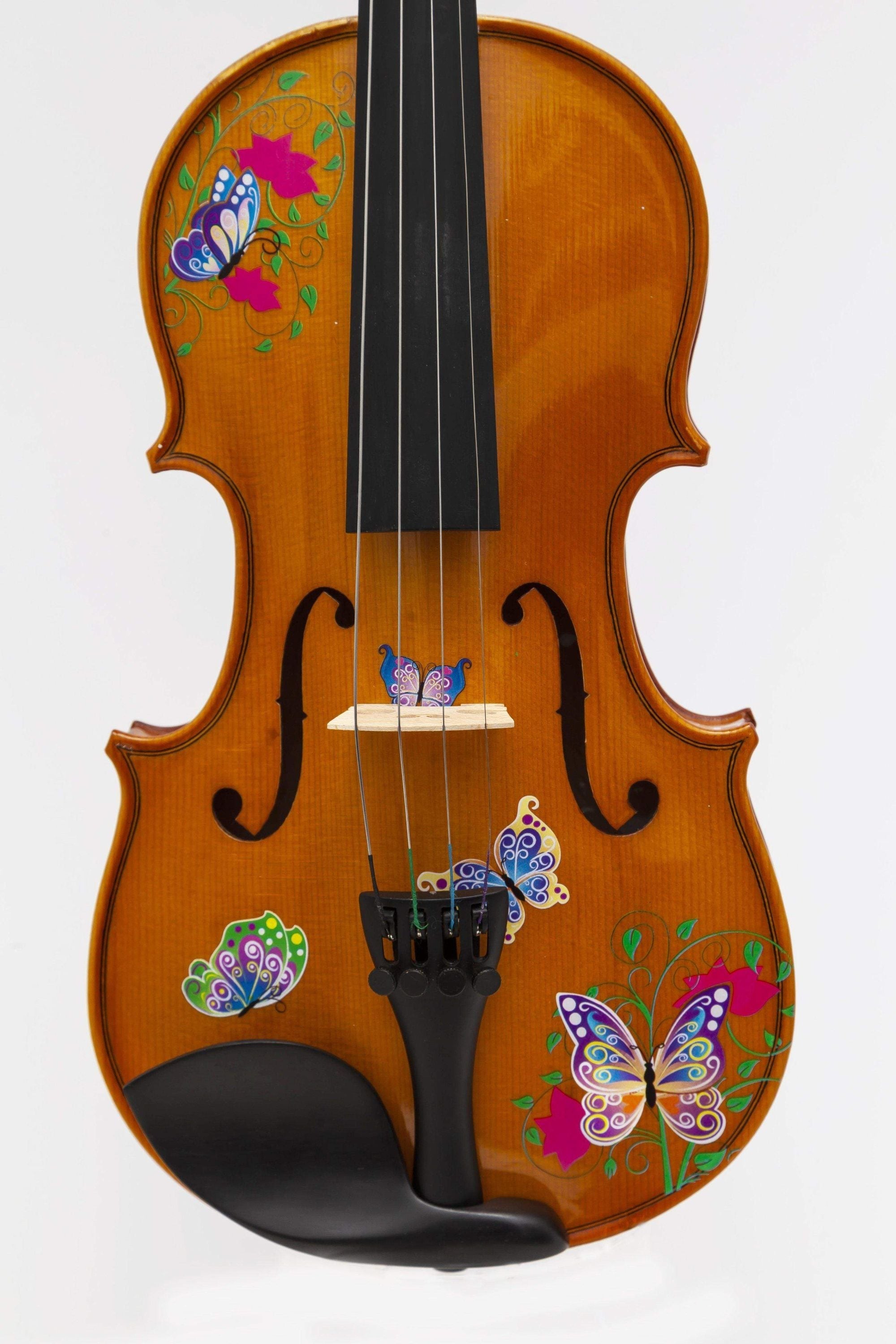 Rozanna's Violins Butterfly Dream II Violin w/ Greco w/ Brazilwood