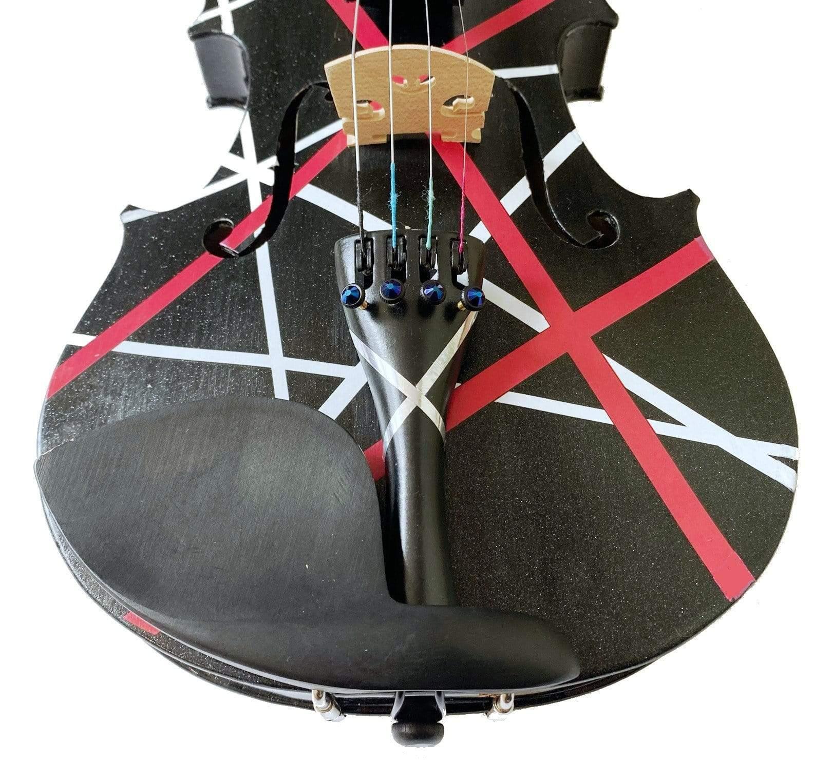 Wrap Violin Outfit with Matching Carbon Fiber Bow, Case & Crystal Fine Tuner – Beginner to Advanced Violin Set