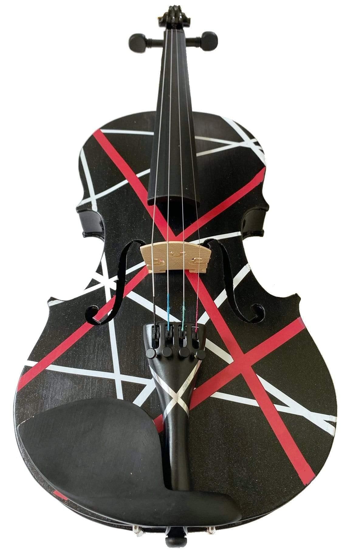 Wrap Violin Outfit with Matching Carbon Fiber Bow, Case & Crystal Fine Tuner – Beginner to Advanced Violin Set
