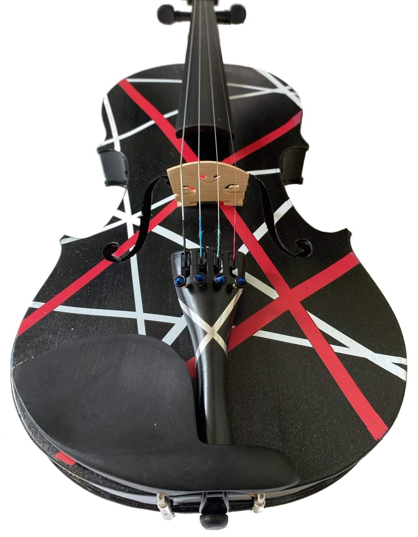 Wrap Violin Outfit with Matching Carbon Fiber Bow, Case & Crystal Fine Tuner – Beginner to Advanced Violin Set